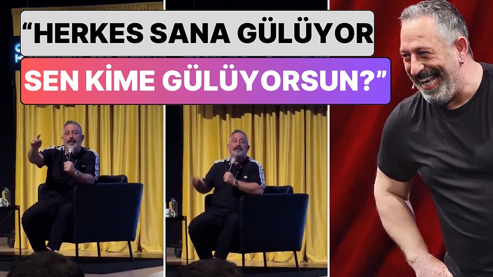 Cem Yılmaz'ın ODTÜ'deki Söyleşisine Giden Çift Herkesin Merak Ettiği O Soruyu Sordu: "Sen Kime Gülüyorsun?"