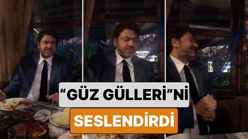 Hakan Taşıyan Gittiği Restoranda Hayranlarının İstediğini Kırmadı ve "Güz Gülleri" Şarkısını Seslendirdi