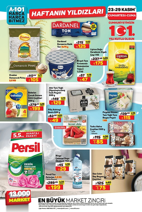 Persil Toz Deterjan 5,5 Kg 199 TL