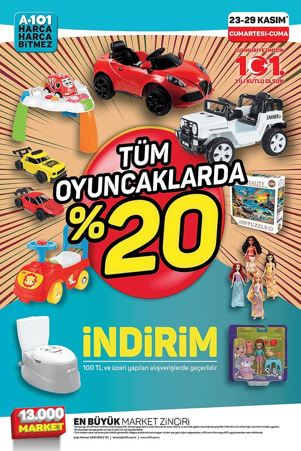 Tüm Oyuncaklarda %20 İndirim