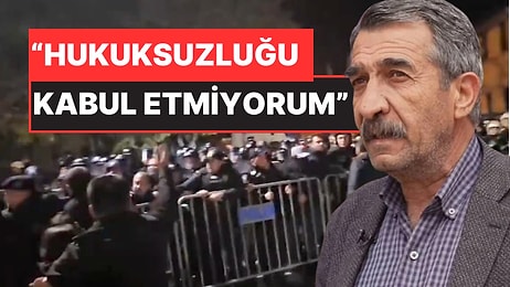 Tunceli Belediyesi Önünde Arbede! Yerine Kayyum Atanan Cevdet Konak: "Bu Hukuksuzluğu Kabul Etmiyorum"