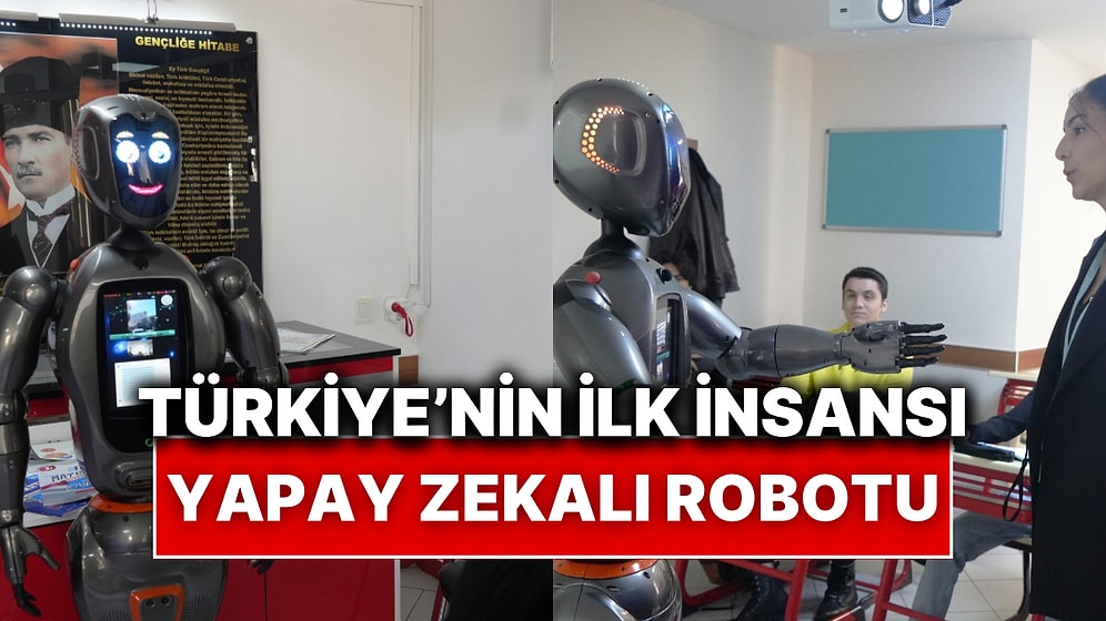 Türkiye’nin İlk İnsansı Yapay Zekalı Robotu Ada, Üniversiteye Hazırlanan Öğrencilere Öğretmenlik Yapıyor