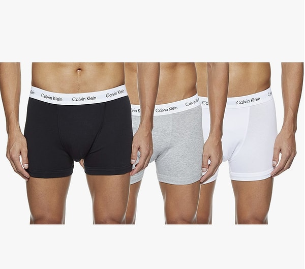 Calvin Klein 3'Lü Boxer Erkek