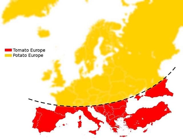 7. Patatesi veya domatesi tercih eden ülkeler