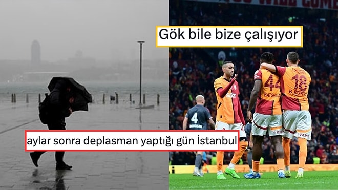 İstanbul'da Fırtına Koparken 22 Dereceyi Gören Bodrum Deplasmanına Giden Galatasaray'ın Şansı Gündem Oldu