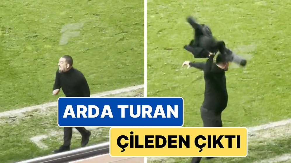 Arda Turan'ın Çileden Çıktığı Anlar: Takımı Gol Yedikten Sonra Sinirlerine Hakim Olamadı!