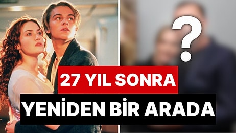 Titanik Yıldızları Leonardo DiCaprio ve Kate Winslet 27 Yıl Sonra İlk Kez Dudak Dudağa Görüntülendi!