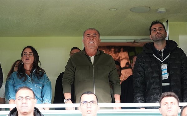 Maçı izleyenler arasında Bodrum FK maçının artık müdavimlerinden olan Fatih Terim de vardı.