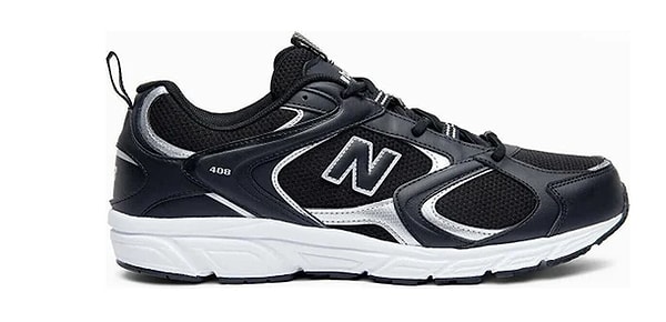 3. New Balance 408 Unisex Siyah Sneaker