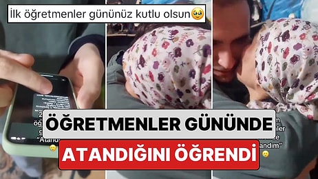 En Güzel Öğretmenler Günü Kutlaması: Öğretmenler Gününde Atandığı Haberini Alan Bir Öğretmenin Sevinç Anları