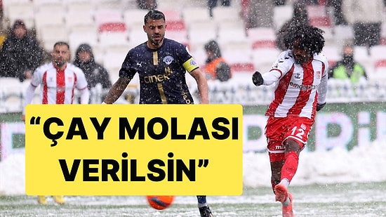 Sivasspor - Kasımpaşa Maçında Soğuk Hava İçin İlginç Öneri