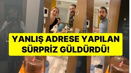 Yanlış Adrese Yapılan Doğum Günü Sürprizi Güldürdü: Elindeki Pastayla Yanlış Adrese Gitti