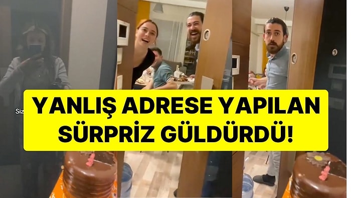 Yanlış Adrese Yapılan Doğum Günü Sürprizi Güldürdü: Elindeki Pastayla Yanlış Adrese Gitti