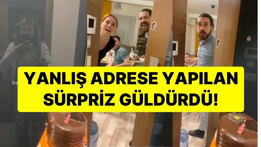 Yanlış Adrese Yapılan Doğum Günü Sürprizi Güldürdü: Elindeki Pastayla Yanlış Adrese Gitti