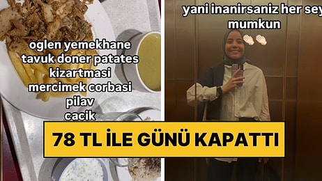 Koç Üniversitesinde Okuyan Genç Kadın Bir Günde Sadece 100 TL ile Geçinmeyi Denedi