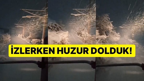 İzlerken Huzur Dolduk! Doğu Ekspresi'nin Karda Yolculuğu Büyüledi