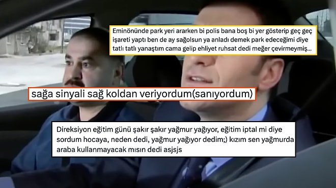 Araba Sürmeyi Öğrenirken Yaşadığı En Komik Olayı Anlatan Twitter Kullanıcıları