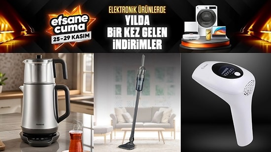 Yılda Bir Kez Gelen Efsane Cuma İndirimlerinden Seçtik! İndirimli Elektronik Ürünler