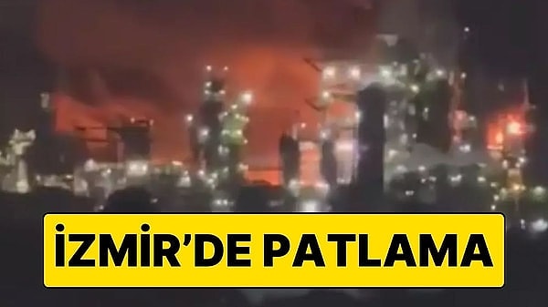 İzmir Aliağa’daki TÜPRAŞ Rafinerisi'nde bir patlama meydana geldi. Ham petrol ünitesi fırınında meydana geldiği öğrenilen patlamanın ardından yangın çıktı. Patlama be yangın sonrasında TÜPRAŞ'tan açıklama yapıldı. Yapılan açıklamada 'Hampetrol Ünitelerimizden bir tanesinde yangın meydana gelmiştir. Ünite duruşa geçirilmiş, rafineri teknik ekiplerimiz tarafından ilgili resmi birimlerle iş birliği ve koordinasyon içinde olaya müdahale edilmiş, yangın kontrol altına alınmış ve söndürülmüştür denildi.