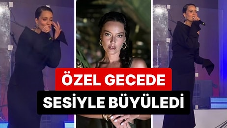 Pelin Akil Sesiyle Şov Yaptı: ELLE Gecesine Katılan Ünlü Oyuncu 'Bana Ellerini Ver' Şarkısını Seslendirdi