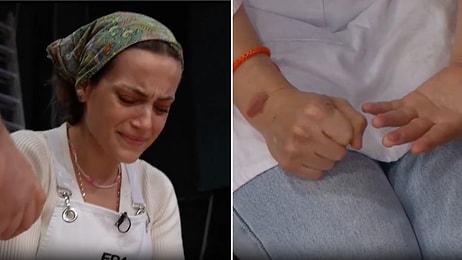 MasterChef'te Yine Kaza! Eda, Feryat Ederek Arkadaşlarını Çağırdı