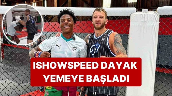 Jake Paul'a Meydan Okuyan iShowSpeed, UFC Dövüşçüsü Dan Hooker'dan Dayak Yedi