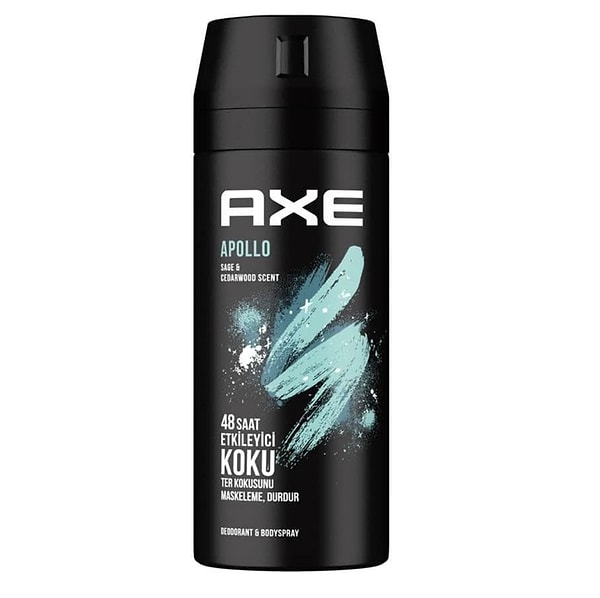 Axe Erkek Sprey Deodorant Apollo 48 Saat Etkileyici Koku Vücut Spreyi