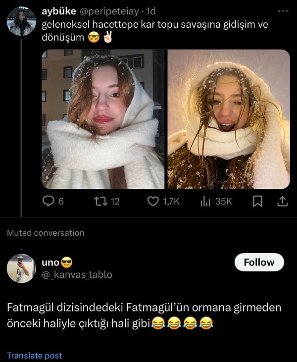 Görünürde hakaret gibi görünmese de erkek kullanıcının yaptığı Fatmagül göndermesi pek çok kişiyi dehşete düşürdü.