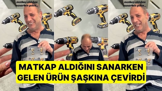 Yurt Dışından Aldığı Ürün Bambaşka Bir Şey Çıktı! "Matkap Aldım Sandım Sticker Geldi"