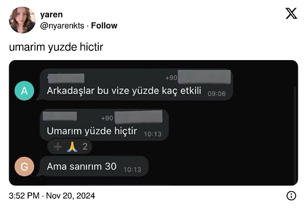 Öyle olmuyor ne yazık ki.