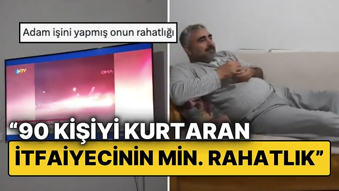 Antalya’da Faciadan Dönülmüştü: Kahraman İtfaiyeci 90 Kişiyi Kurtardığı O Anları Gururla İzledi