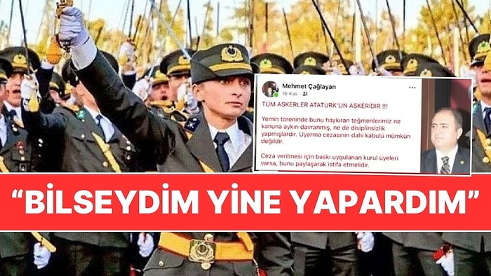 Atatürkçü Teğmenlere Destek Paylaşımı Yapan Savcı Mehmet Çağlayan Açığa Alındı