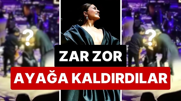 Zar Zor Ayağa Kaldırdılar: Ankara'da Sahne Alan Sibel Can Aniden Yere Düştü!