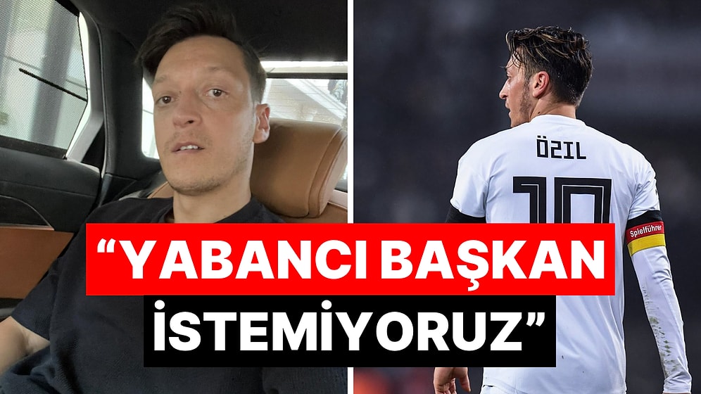 Mesut Özil'in TFF Başkanı Olacağı İddiasına Gelen Tepkiler!