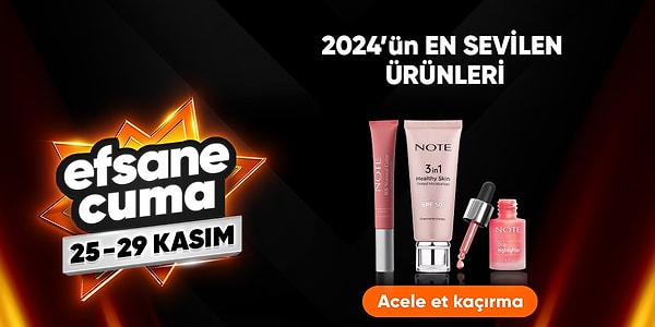 Note'da Sürpriz Kasım İndirimleri!