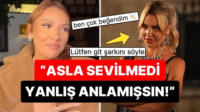 Hadise'nin 'Esas Oğlan'daki Performansını "Oyunculuğum Sevildi" Diye Değerlendirmesi Kullanıcıları İkiye Böldü