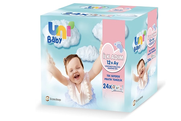 2. Uni Baby İlk Adım Islak Mendil