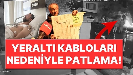 İstanbul'un Göbeğinde Yeraltı Kabloları Nedeniyle Patlama: Kaldırım Taşları Havalandı, Bir Kişi Yoğun Bakımda