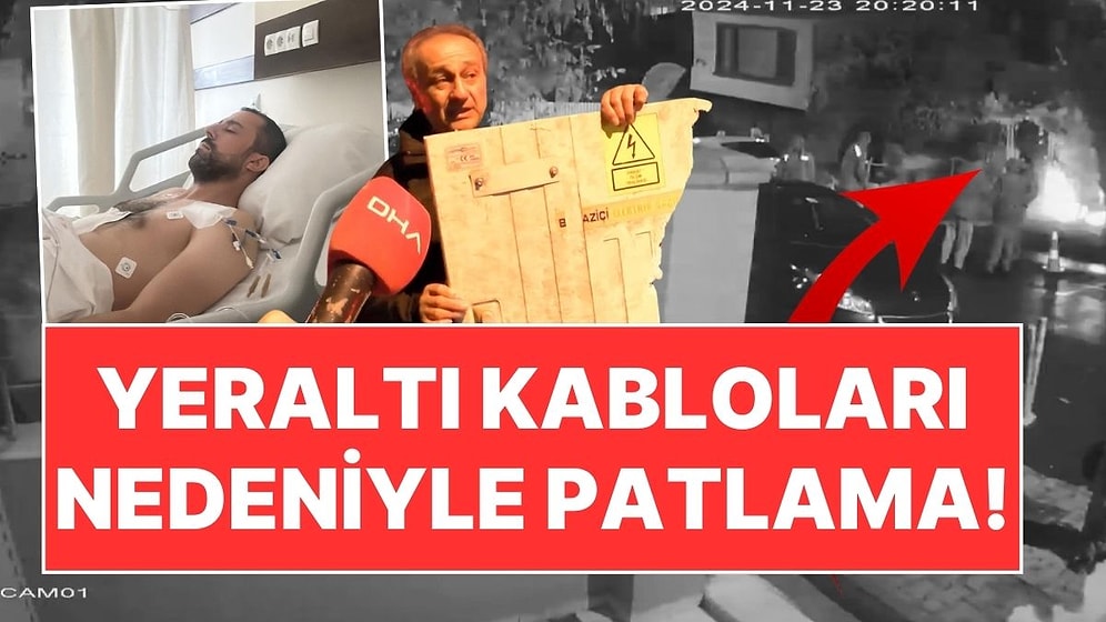 İstanbul'un Göbeğinde Yeraltı Kabloları Nedeniyle Patlama: Kaldırım Taşları Havalandı, Bir Kişi Yoğun Bakımda