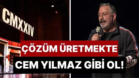 Cem Yılmaz'dan Hava Koşulları Nedeniyle Gösterisine Gidemeyen Seyircisine Çözüm Gibi Çözüm!