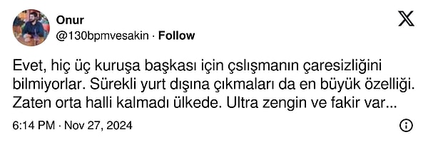 İşte uçurum: "Ultra zengin ve fakir" 👇