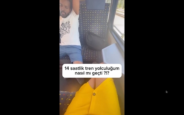 Bir kadın, 14 saatlik tren yolculuğu sırasında yaşadığı tacizi paylaştı.