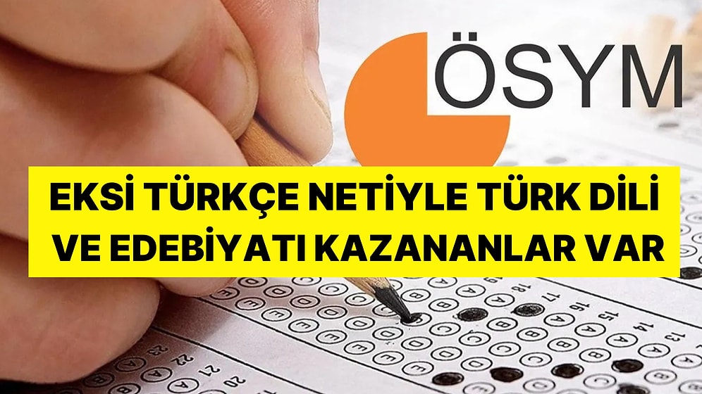 Rekor Kırıldı: Eksi Netle Üniversiteli Oldular