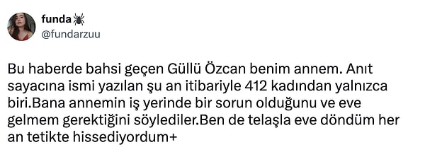 Güllü Özcan'ın kızı ise olayın detaylarını anlattı.