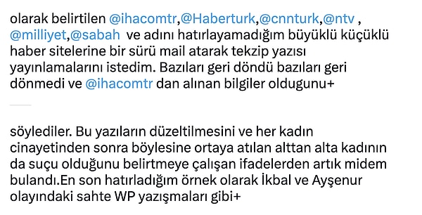 Özcan haber dilinden dolayı çabalamış. Ancak medyadaki kurbanı suçlayan dil sadece Güllü Özcan cinayetinde kullanılmadı.