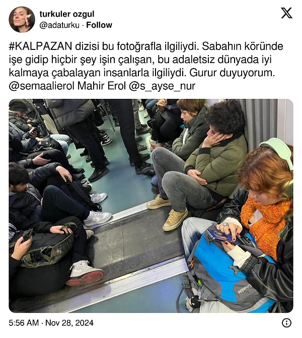 Türküler Özgül, X hesabından da başka bir paylaşımda bulundu: