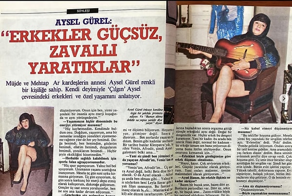 10. Aysel Gürel ve erkek sevgisi... ❤️