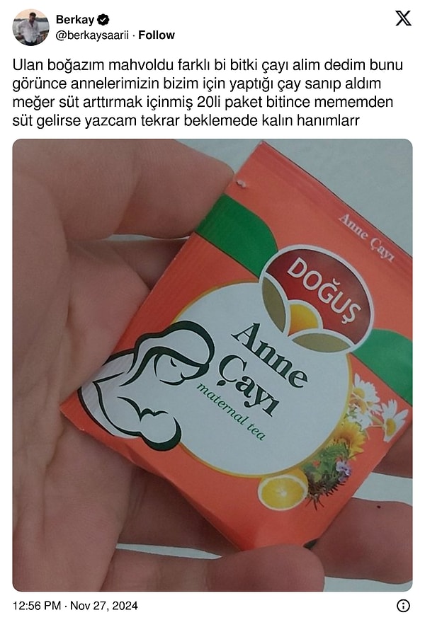 Anne köftesi gibi bir şey sanmış.