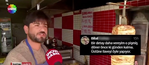 Sosyal medyadaki görüntüler üzerine harekete geçen Tarım ve Orman Bakanlığı ekipleri, dönercide denetimler yaptı.