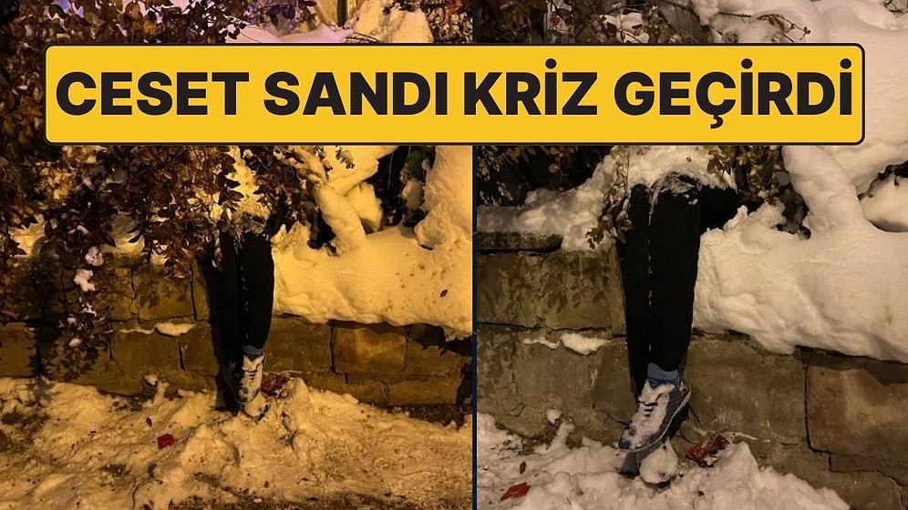 Çocukların Yaptığı Kardan Adamı Ceset Sanan Kadın Sinir Krizi Geçirdi